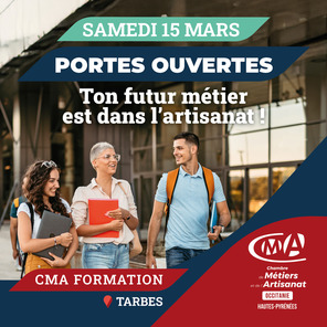 Samedi 15 mars, venez rencontrer nos équipes, découvrir nos formations et obtenir des réponses à toutes vos questions. On vous attend !