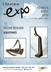 Exposition à l'Amatière : sculptures métal/bois