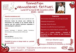 Formation viennoiseries festives 