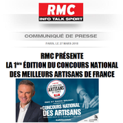 Concours des meilleurs artisans de France / Partenariat RMC 