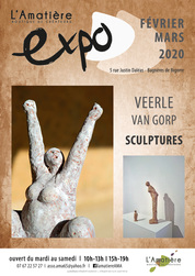 Exposition à l'Amatière : sculptures