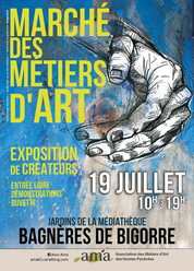 Exposition d'artisans à Bagnères-de-Bigorre