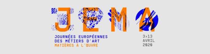 Journées Européennes des Métiers d'Art - du 3 au 13 Avril 2020 